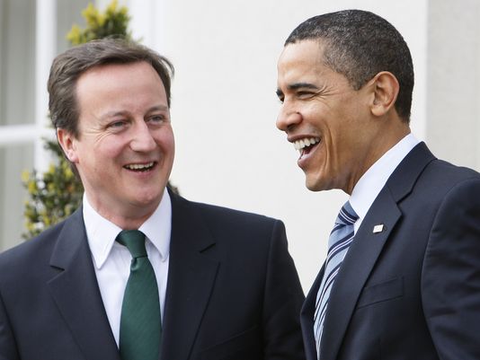 President Obama and British Prime Minister David Cameron