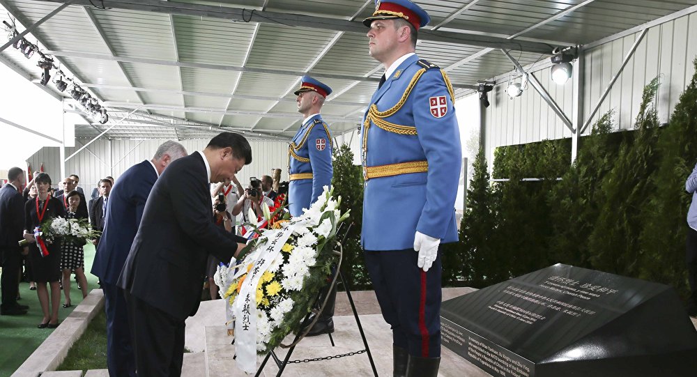 President Xi pays homage to Chinese killed in 1999 embassy bombing