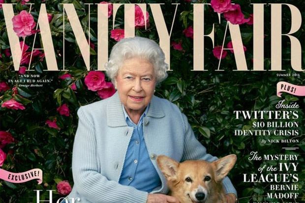 Queen Elizabeth II Poses for'Vanity Fair