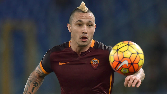 Radja Nainggolan in action for Roma. 
     
    
                   
     
     
           Show Grid