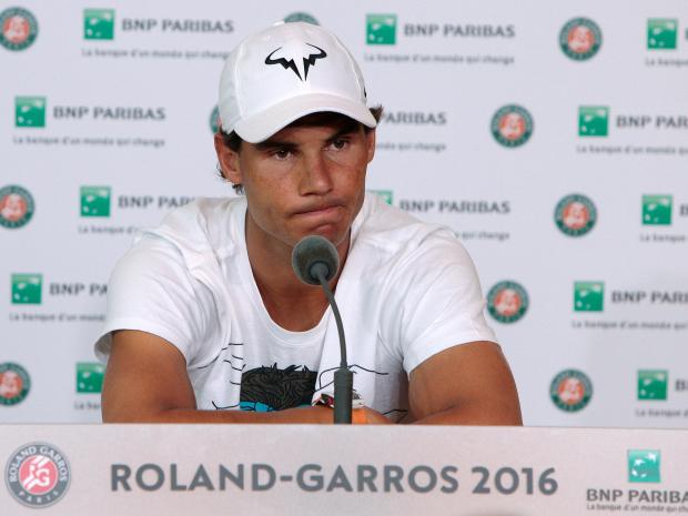 Rafael Nadal unexpectedly announces he has withdrawn from French Open with a wrist injury