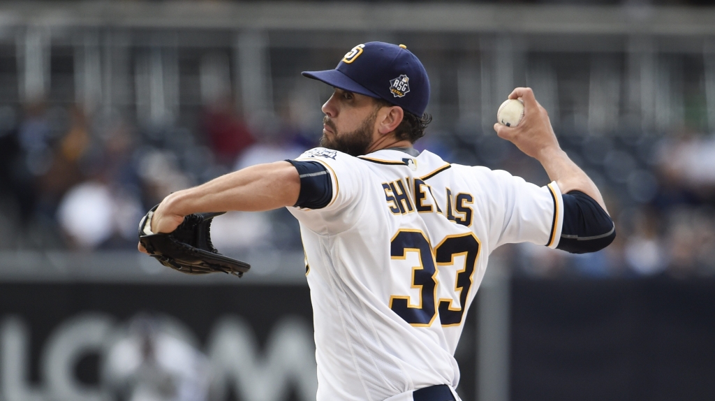 Right-hander James Shields