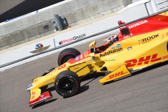 Ryan Hunter Reay was fast on Thursday but said wait until Friday at Indianapolis Motor Speedway