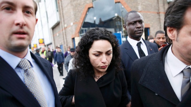 Former Chelsea Football Club doctor Eva Carneiro leaves the London South Employment Tribunal