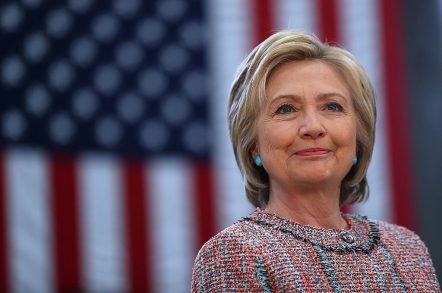 Democratic Party nominee Hillary Clinton secured a historic victory Tuesday evening in polling conducted in five U.S. states