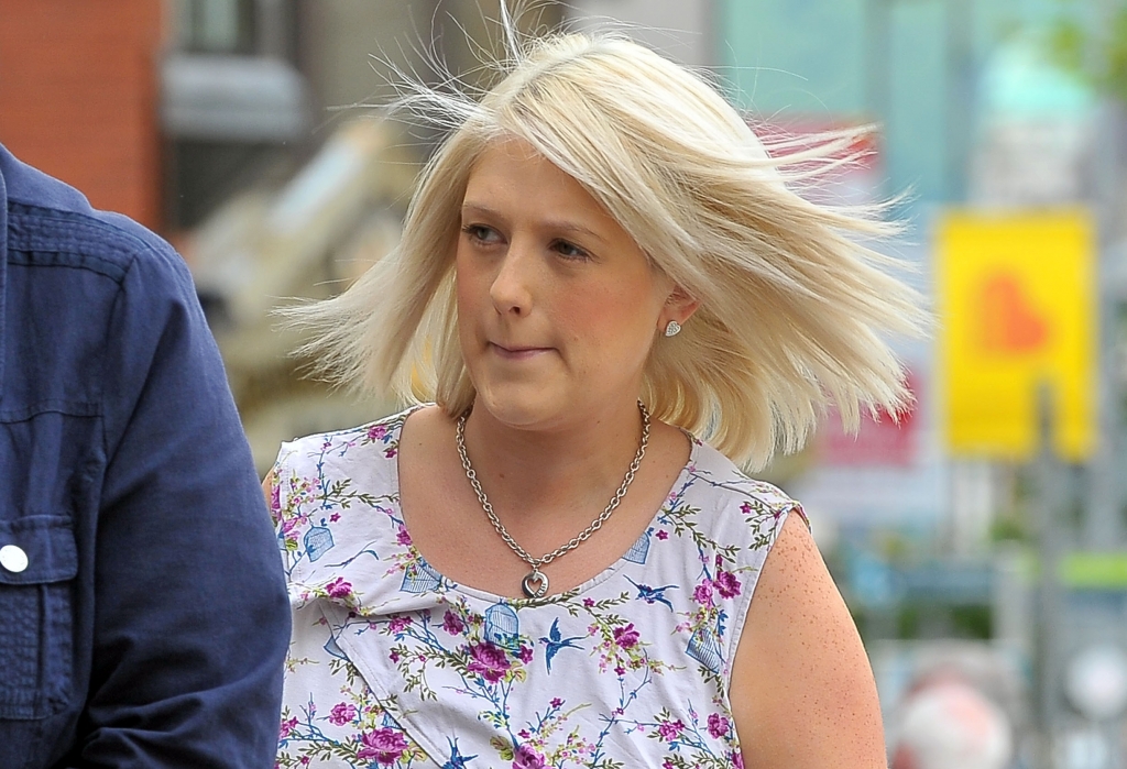 Sarah Ewart who travelled to England for a termination in 2013 at the Court of Appeal yesterday to follow the case