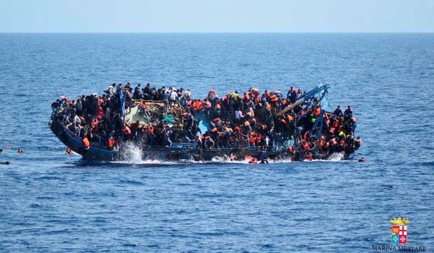 The Italian navy says it has recovered 7 bodies from the overturned migrant ship off the coast of Libya. Another 500 migrants who on board were rescued safe