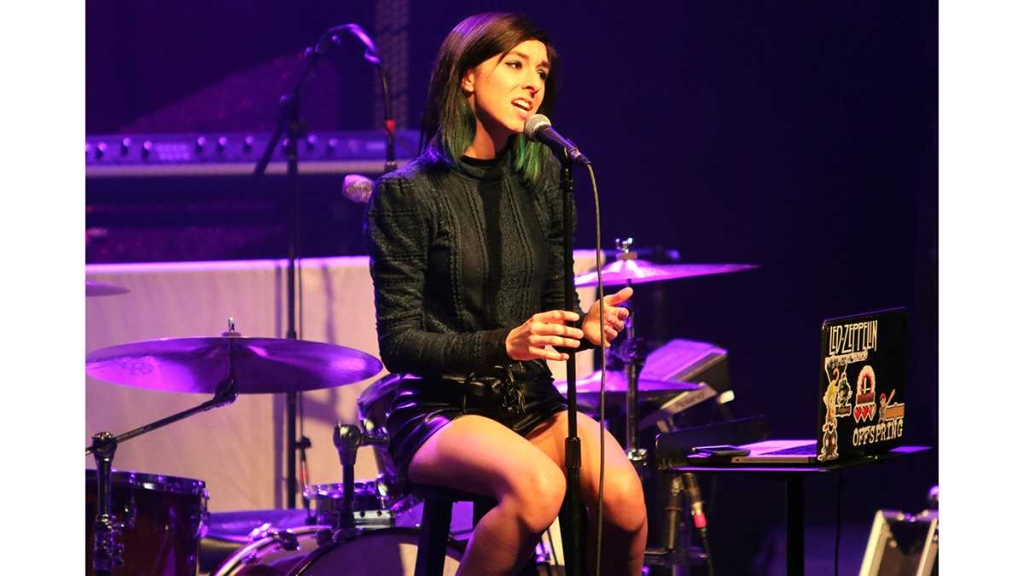 Christina Grimmie performs as the opener for Rachel Platten at Center Stage Theater in Atlanta