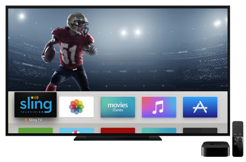 Sling TV is now available on Apple TV delivering a live linear and on-demand multi