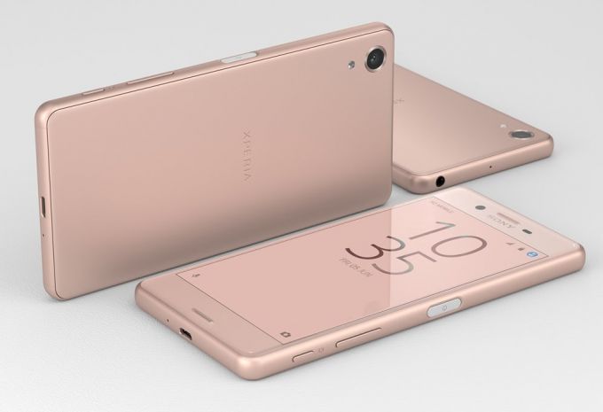 Stand out from the crowd with the Sony Xperia X in rose gold