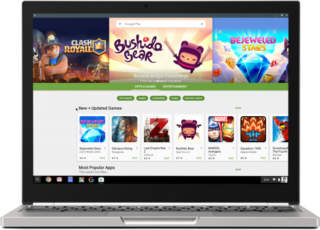 Beginning this summer Chromebooks will be able to run Android apps