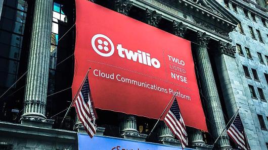 Twilio NYSE signage