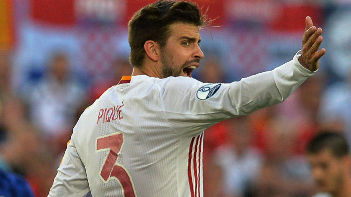 Spain defender Gerard Pique            
    
              
     
     
           Show Grid