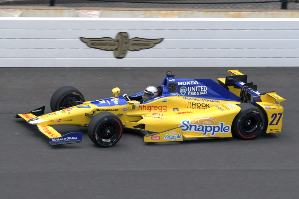 Fastest of the day at the Indianapolis Motor Speedway- Marco Andretti