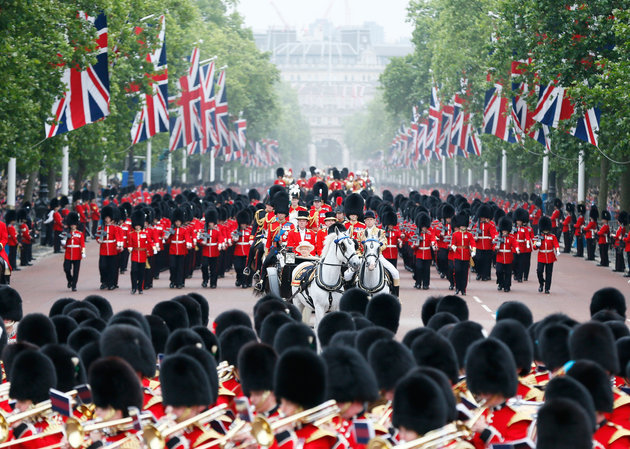 Stefan Wermuth  Reuters
Queen Elizabeth II and Prince Philip return to Buckingham Palace after attending the Trooping the Colour last year