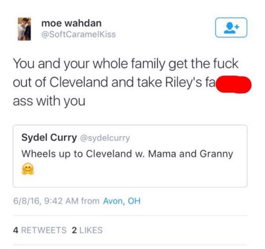 Cavs-fan-Riley-Curry-tweet