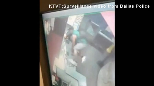 Surveillance video captures a customer turned attacker at a Dallas Burger King