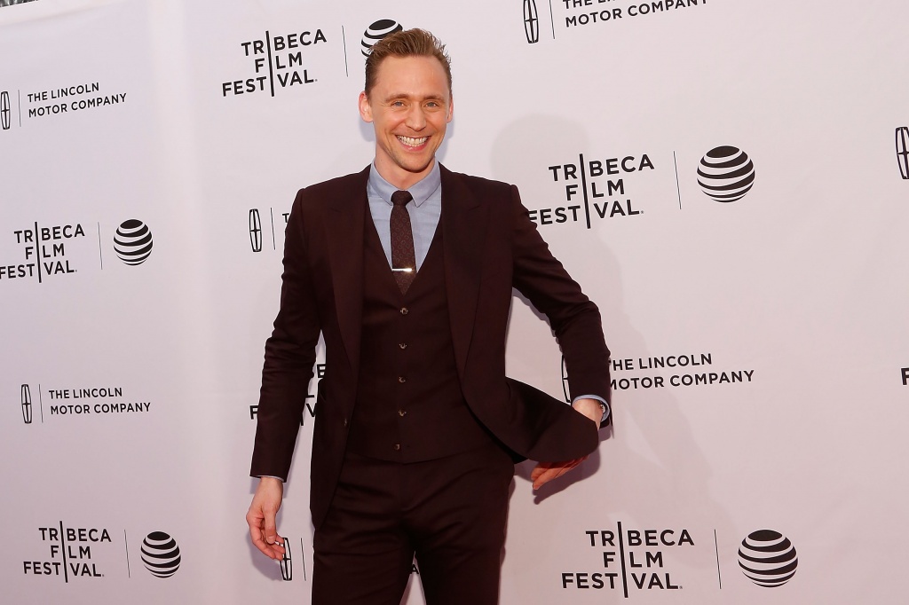 NEW YORK NY- APRIL 20 NEW YORK NY Actor Tom Hiddleston attends the premiere of'High-Rise at SVA Theatre during the 2016 Tribeca Film Festival