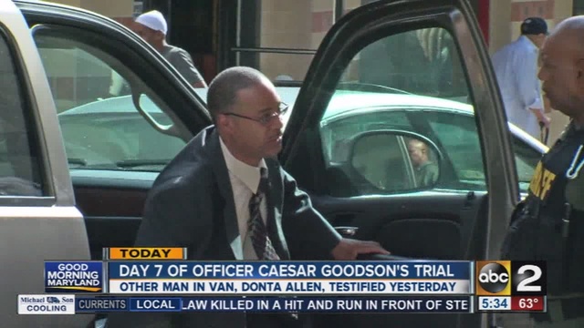 Testimony resumes Friday in the trial of Officer Caesar Goodson.                      WMAR