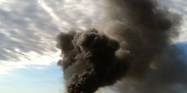 Texas train collision triggers fireball; no word on injuries