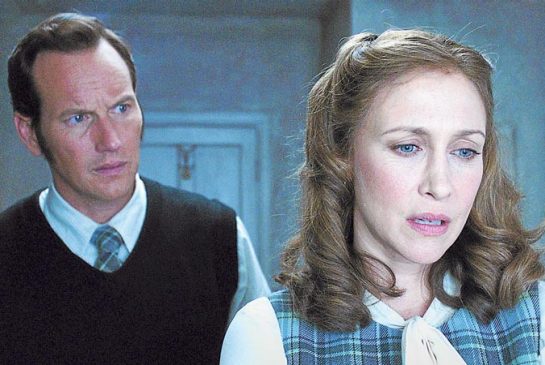 Patrick Wilson and Vera Farmiga portray real-life husband-and-wife demonologists Ed and Lorraine Warren in the supernatural thriller The Conjuring 2