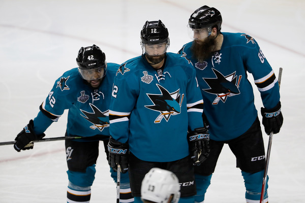 The San Jose Sharks trail the Pittsburgh Penguins 3-1 in the Stanley Cup Final.		Christian Petersen  Getty Images