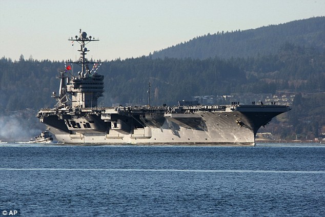 The captain of the U.S. aircraft carrier the John C. Stennis