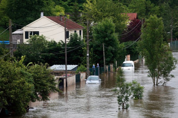 A flooded Paris