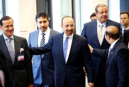 Saudi Arabia's Energy Minister Khalid al Falih arrives for a meeting of OPEC oil ministers in Vienna Austria