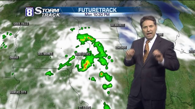 Thunderstorm chances the next couple of days