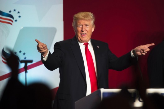 Donald Trump delivers remarks during the Faith and Freedom Coalition conference