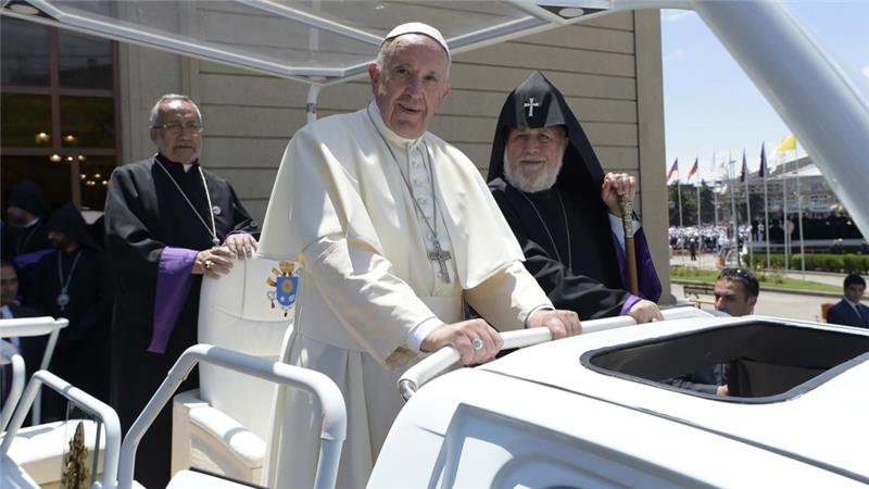 Tragic Armenia massacre was genocide, Pope says