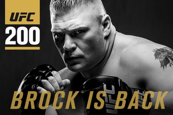 Report: Brock Lesnar nearing deal to fight at UFC 200