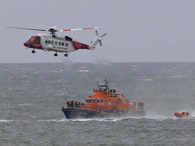 Migrants rescued after inflatable dinghy sinks off Kent coast