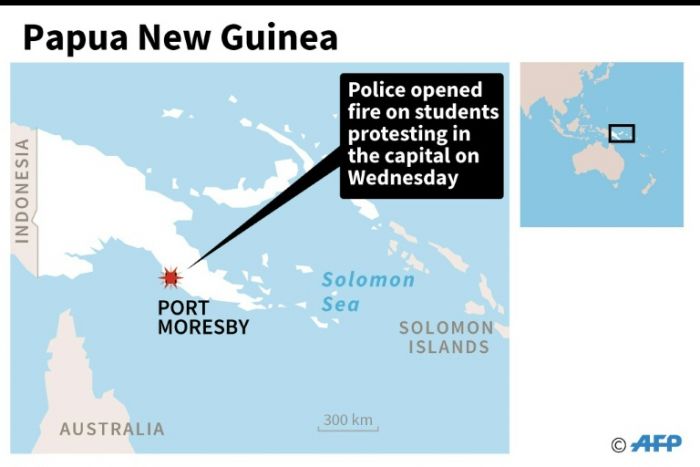 4 people dead after police in Papua New Guinea shoot protesting university students