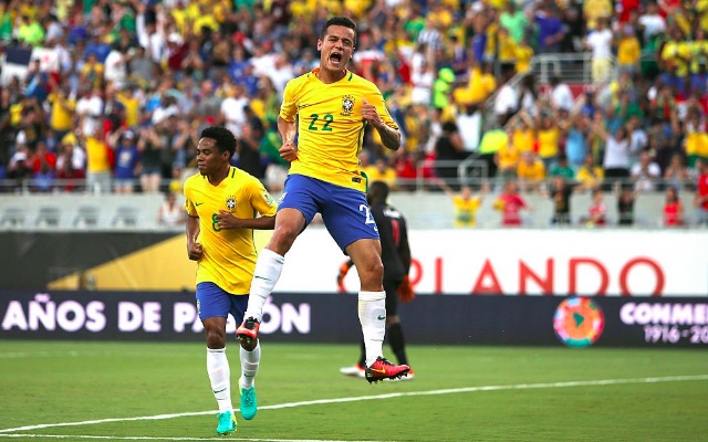 Coutinho scores jaw-dropping Brazil hat-trick