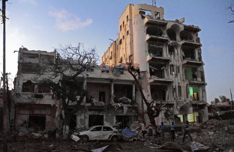 Three dead in al-Shebaab car bomb, shooting attack at Mogadishu hotel