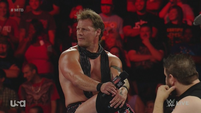 Chris Jericho dainty ladder sit