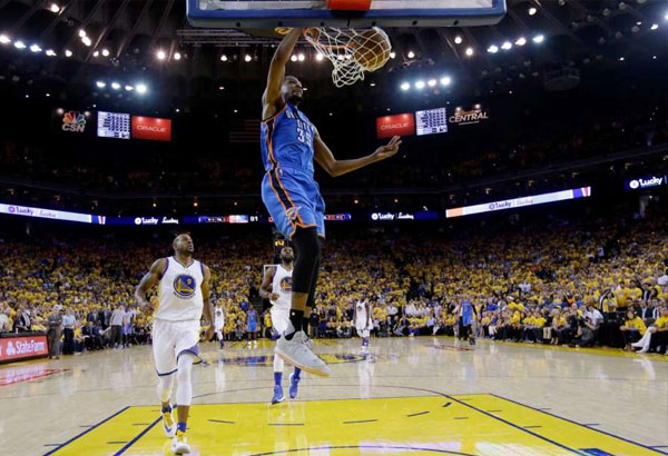 Thunder look to close out defending champion Warriors