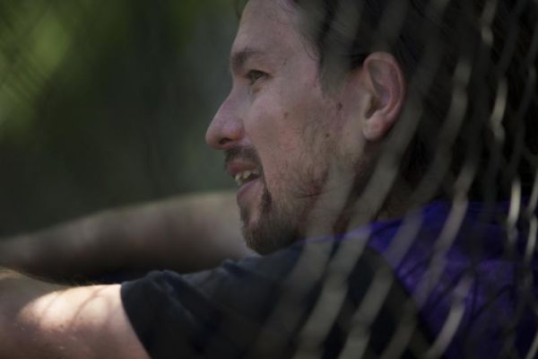 Spain's Unidos Podemos coalition party leader Pablo Iglesias