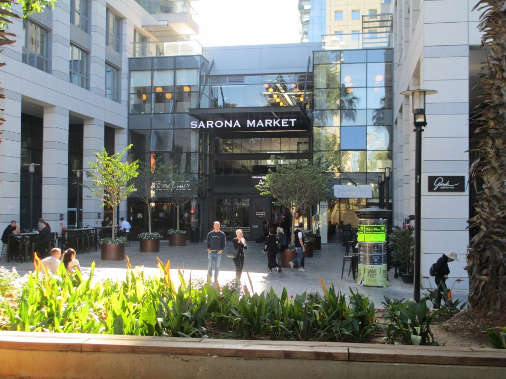 Wikimedia Commons Sarona Market the site of a shooting on Wednesday evening in Tel Aviv