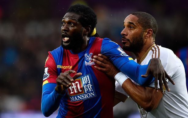 Williams and Adebayor tussle