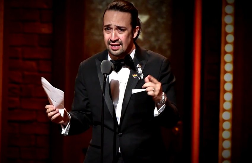 Hamilton creator pays most moving tribute to Orlando at Tony awards