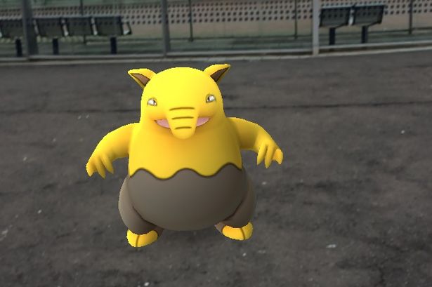 A Drowzee at the East Kilbride bus station