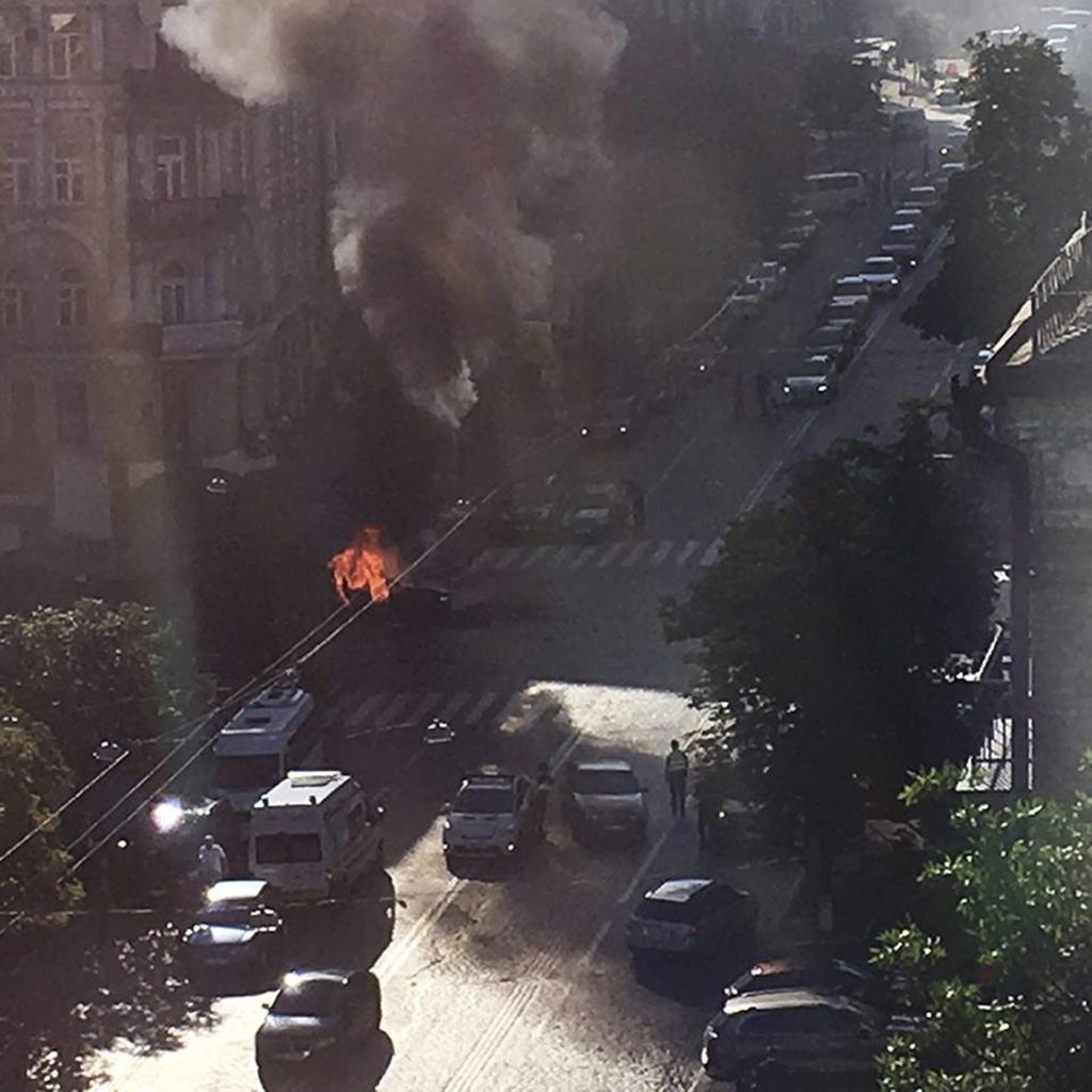 Pavel Sheremet 44-year old Belarusian-born prominent journalist was killed in a car bombing in Ukraine's capital Kiev Wednesday. (Vlad I