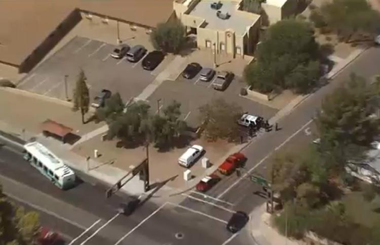 A man in Arizona has died after being shot by police and barricading himself in a Tempe senior center