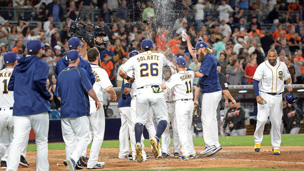 A walk-off balk is still a walk-off so celebrate!                      USATSI