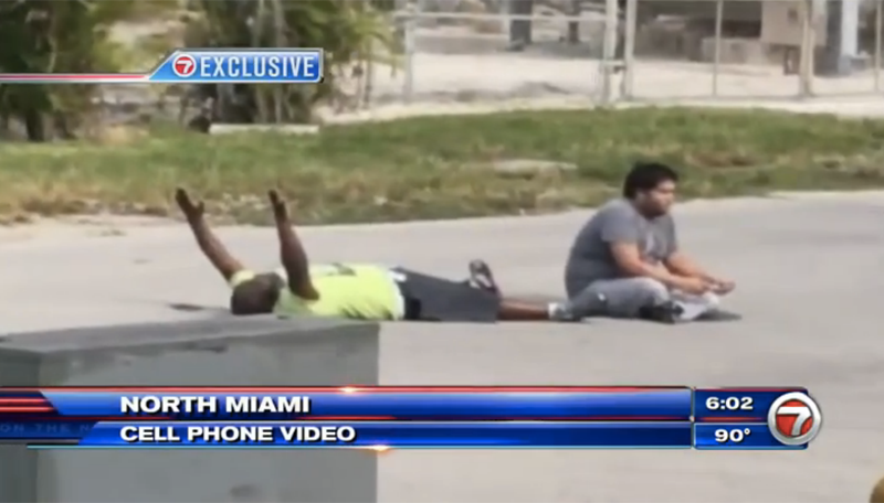 Video shows moments before North Miami Police shot unarmed man