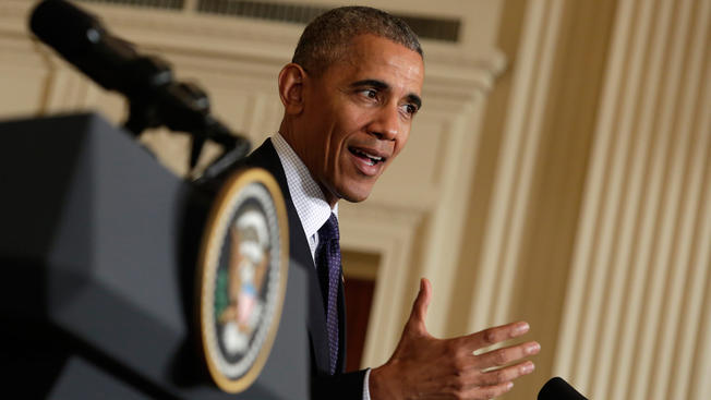 AFP  Getty Images President Barack Obama speaks during a news conference at the White House in Washington D.C. on Friday