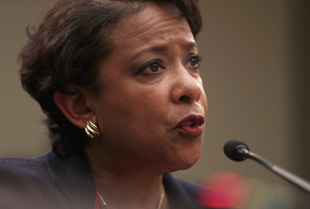 Attorney General Loretta Lynch testifies during a hearing before the House Judiciary Committee